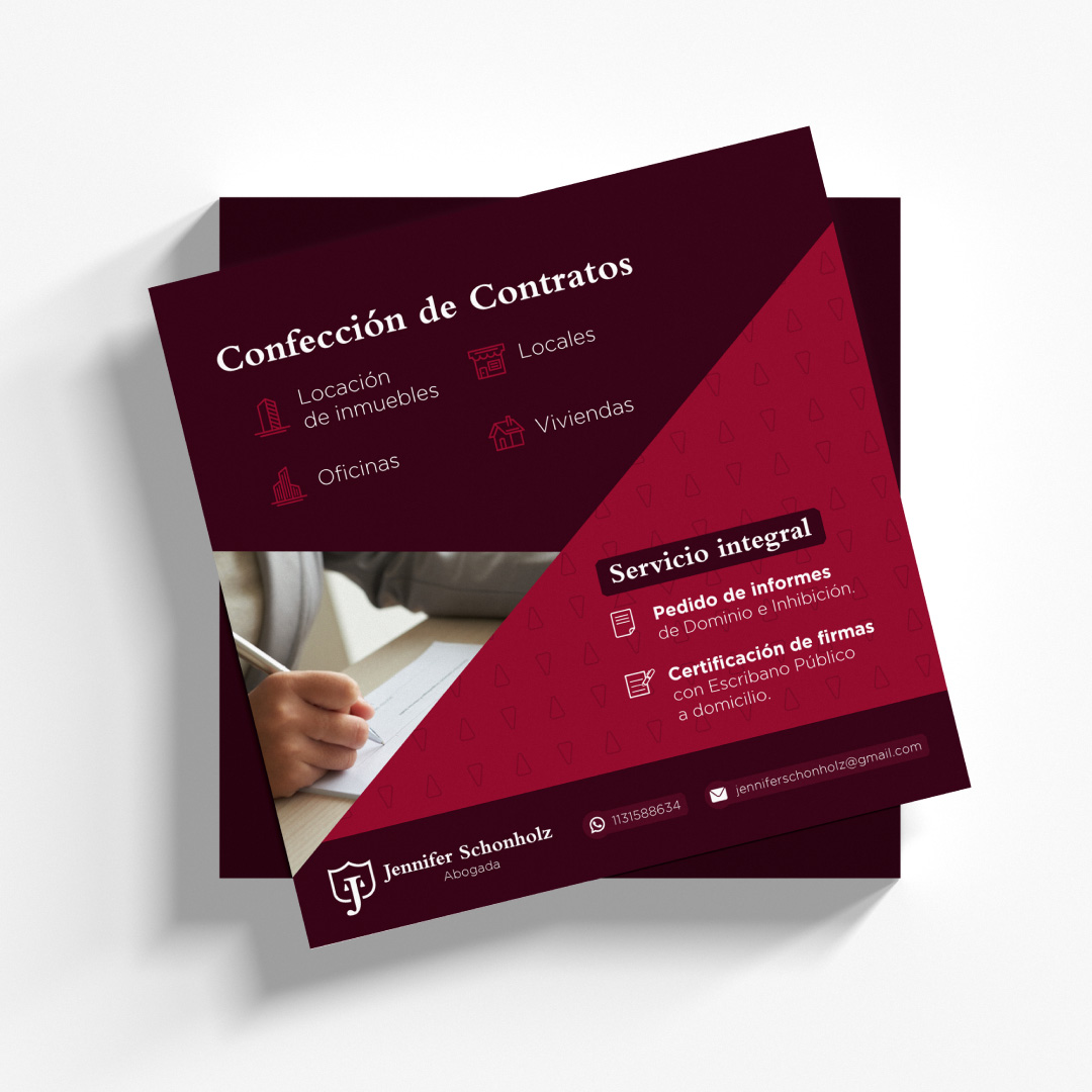 Contract services flyer