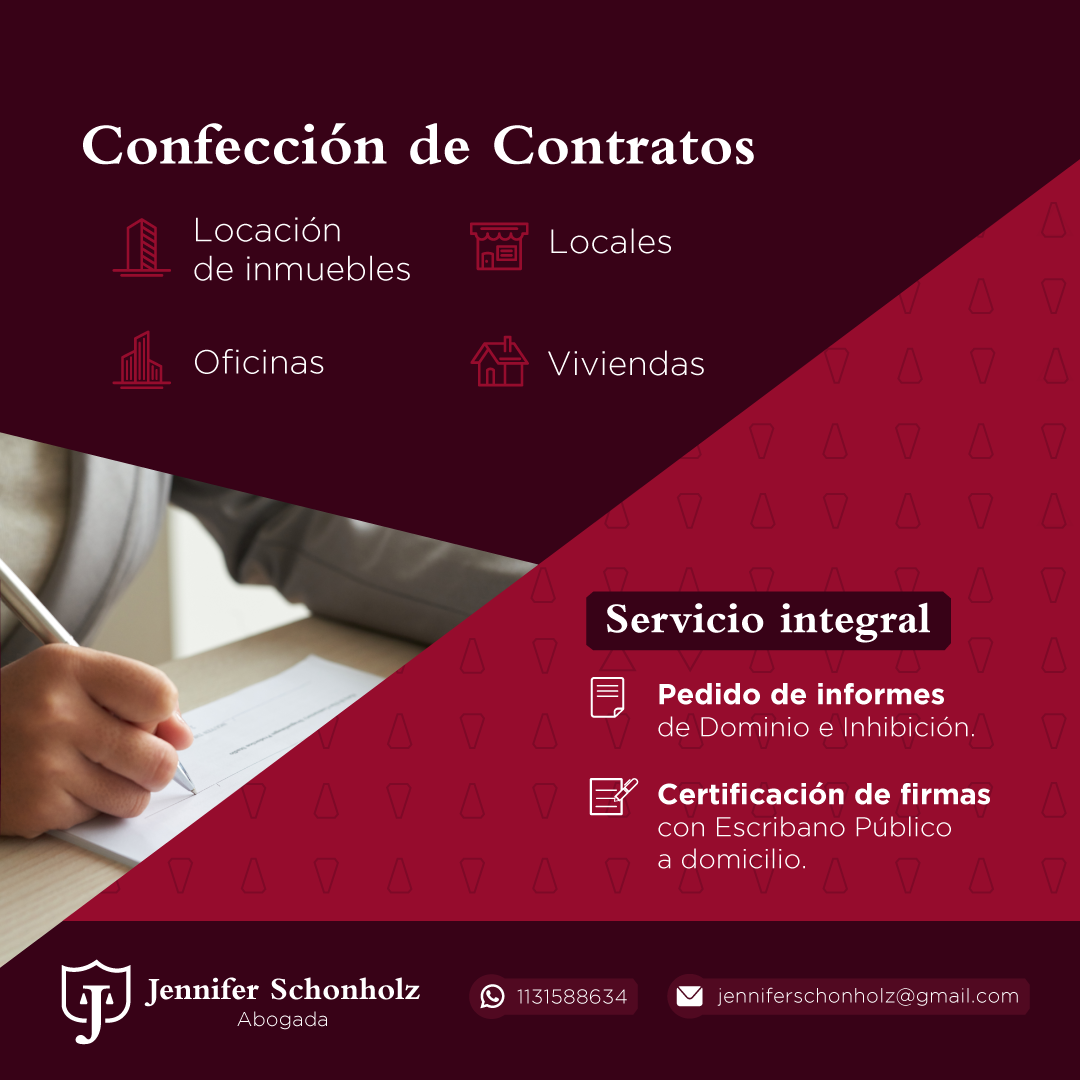 Flyer servicios de contratos